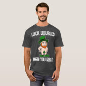 T-shirt Sexy Leprechaun Jour de la Saint Patrick Dirty Iri (Devant entier)