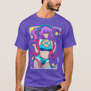 T-shirt Sey Anime Girl Anime Femme Dans Sey Lingerie Anime