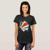 T-shirt Seychelles Splash (Devant entier)