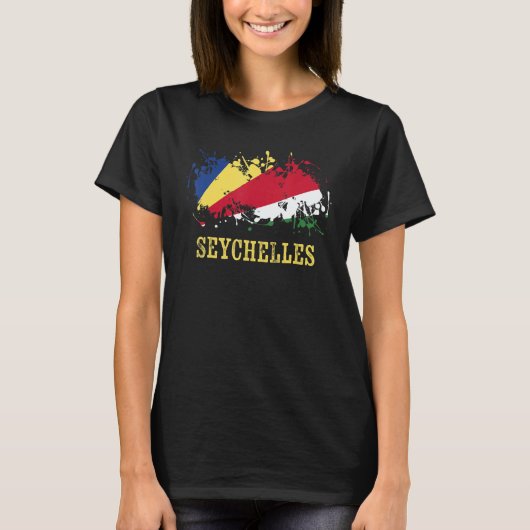 T-shirt Seychellian enthusiasts for Sesel and Seychelles (Devant)