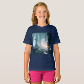 T-shirt SF Futuristic City 4 (Devant entier)