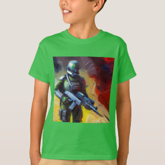 T-shirt SF - Héros militaire 2