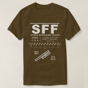 T-shirt SFF de l'aéroport Felts Field