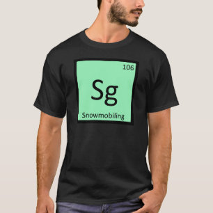 T-shirt Sg - Sports de motoneige Symbole de chimie