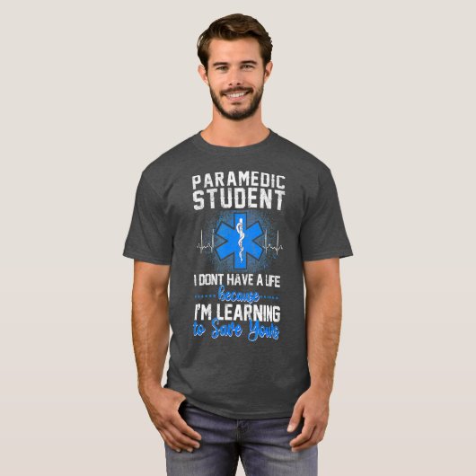 T-shirt SGE Sarcastique Urgence Paramètre Étudiant Ne A (Devant entier)