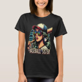 T-shirt Shades of Strength Cool Baseball soeur (Devant)