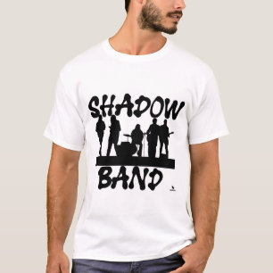 T-shirt Shadow Band Funny Music Slogan Design