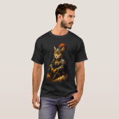 T-shirt Shadow Cat – Noir Detective Panther T-Shirtt (Devant entier)