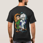 T-shirt 🔥 Shadow Warrior Aura | Purple Flame Anime (Dos)