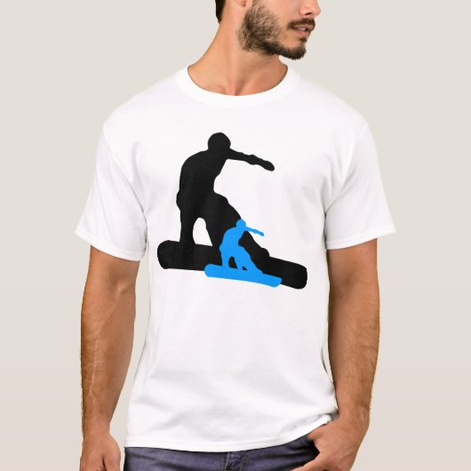 T-shirt shadowboarder : bleu : (Devant)
