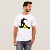 T-shirt shadowboarder : jaune : (Devant entier)