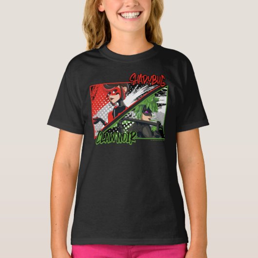 T-shirt Shadybug et Noir glacé (Devant)