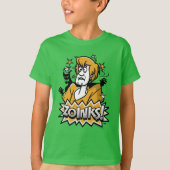 T-shirt Shaggy "Zoinks !" Graphic halftone (Devant)