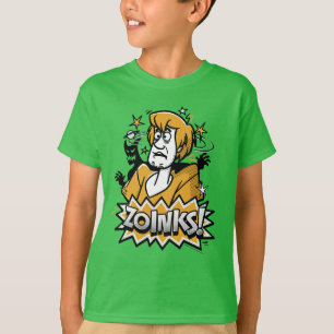 T-shirt Shaggy "Zoinks !" Graphic halftone