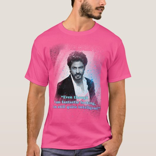 T-shirt Shahrukh Khan Cite Les Enfants Classiques (Devant)