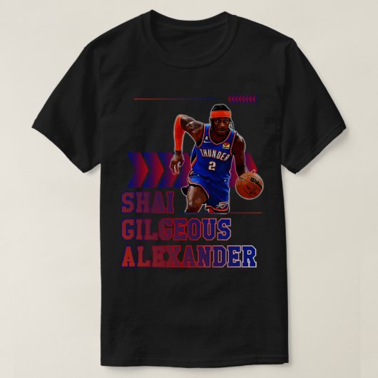 T-shirt Shai Gilgeous Alexander Basketball (Design devant)