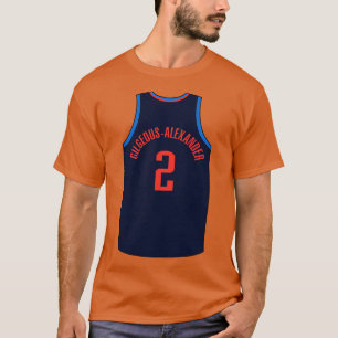 T-shirt Shai Gilgeous Alexander Oklahoma City Jersey Qiang