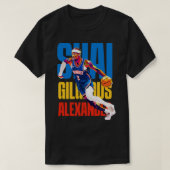 T-shirt Shai Gilgeous Alexander WPAP 1 (Design devant)