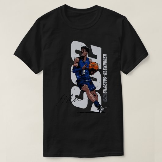 T-shirt Shai GilgeousAlexander Oklahoma City Vertical (Design devant)