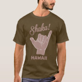 T-shirt Shaka du nom et de l'emplacement personnalisés (Devant)