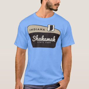 T-shirt Shakamak State Park Affiche de bienvenue Indiana