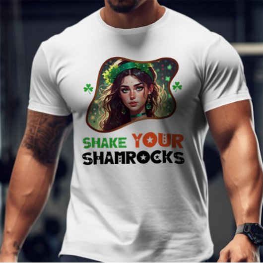 T-shirt Shake Your Shamrock - Irlandais Poetry Slam