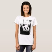 T-shirt Shakespeare Citation Panda Bear Texte personnalisa (Devant entier)