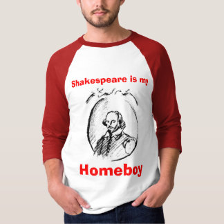 T-shirt Shakespeare est mon homeboy