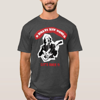 T-shirt Shakespeare Guitar Rock Quote retro