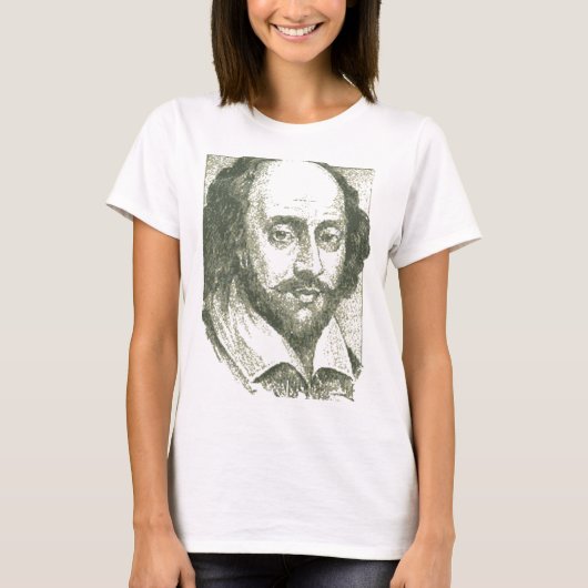 T-shirt Shakespeare l'a fait avec des mots (Devant)