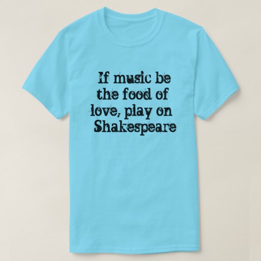 T-shirt Shakespeare Love (Design devant)