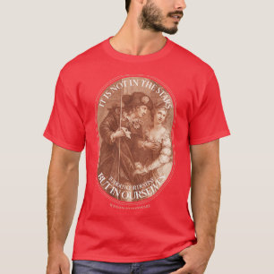 T-shirt Shakespeare renaissance poète bouquin anglais ense