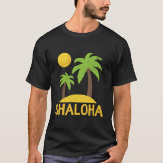 T-shirt Shaloha Aloha Hawaii Juif Hawaïen Kosher Shabba