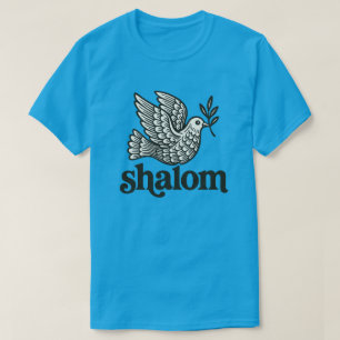 T-shirt Shalom Colombe Paix Terre