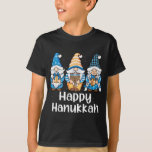 T-shirt Shalom Gnomes Juif Hanoukka Chanukah Fête juive<br><div class="desc">Shalom Gnomes Jew Hanoukka Chanukah Joyeux gnome</div>