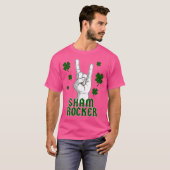 T-shirt Sham Rocker Heavy Metal Shamrocks St Patrick (Devant entier)