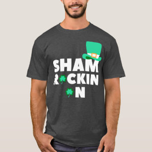 T-shirt Sham Rockin Sur Funny Shamrock Jour de la Saint Pa