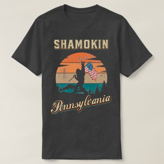 T-shirt Shamokin Pennsylvanie (Design devant)