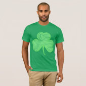 T-shirt Shamrock affligé par cru (Devant entier)