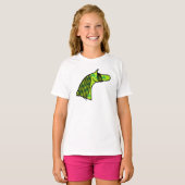 T-shirt Shamrock arabe à main mignonne (Devant entier)