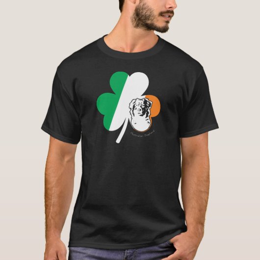 T-shirt Shamrock australien de chien de berger de jour de (Devant)