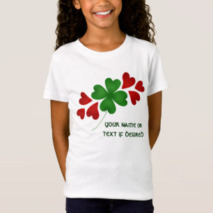 T-Shirt Shamrock avec le coeur enfants
