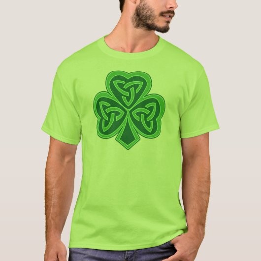 T-shirt Shamrock celtique de noeud (Devant)