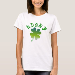 T-shirt shamrock chanceux