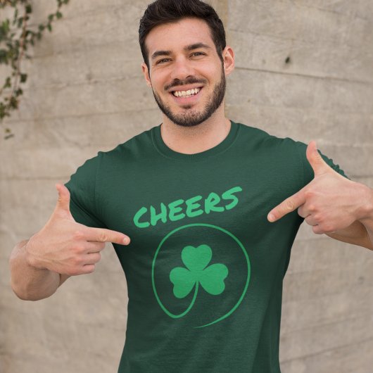 T-shirt Shamrock Clover Irish Irlande applaudit St Patrick