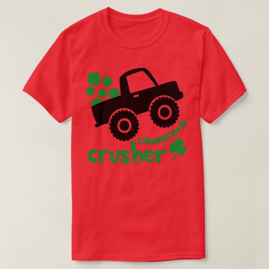 T-shirt shamrock crusher (Design devant)
