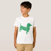 T-shirt Shamrock Dachshunds (Devant entier)