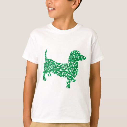 T-shirt Shamrock Dachshunds (Devant)