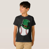T-shirt Shamrock de baseball Jour de la Saint Patrick (Devant entier)
