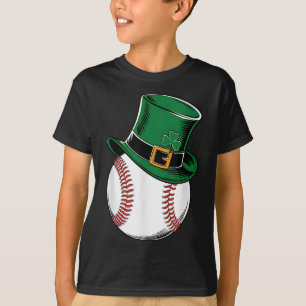 T-shirt Shamrock de baseball Jour de la Saint Patrick